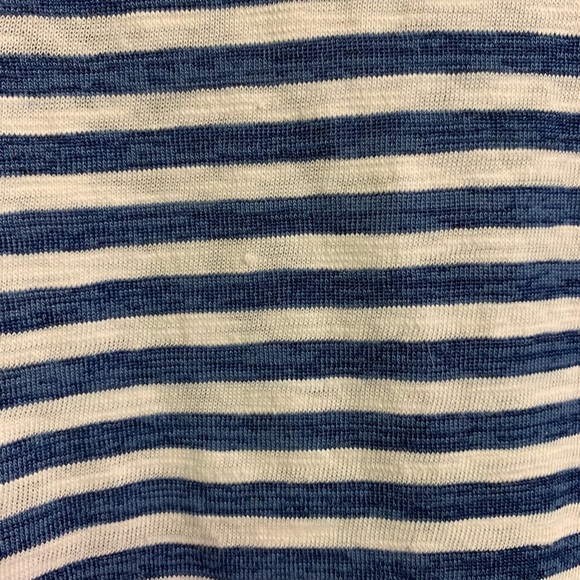 NWT Large Doe & Rae denim blue striped cardigan - Picture 8 of 8